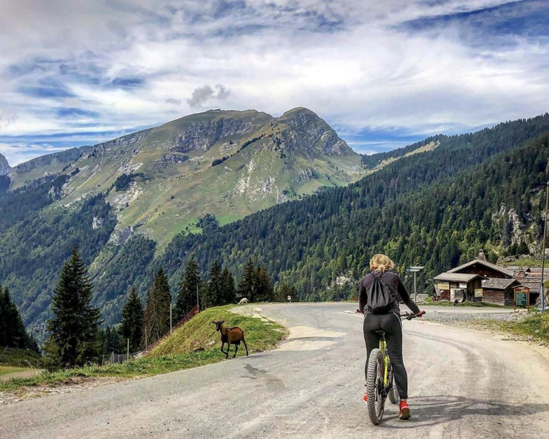 Micro-Lodge, Le Petit Nid D'Amour Montriond Esterno foto