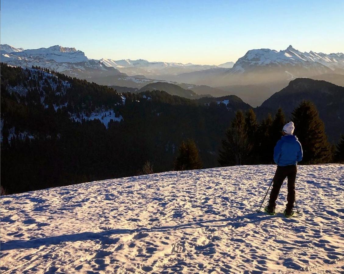 Micro-Lodge, Le Petit Nid D'Amour Montriond Esterno foto