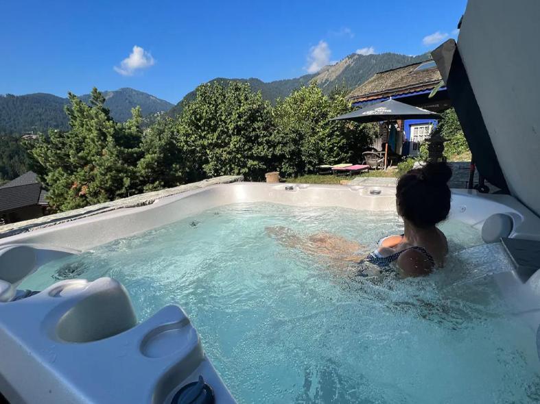 Micro-Lodge, Le Petit Nid D'Amour Montriond Esterno foto