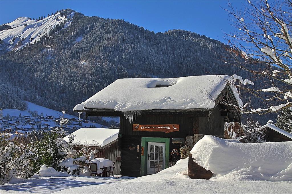 Micro-Lodge, Le Petit Nid D'Amour Montriond Esterno foto