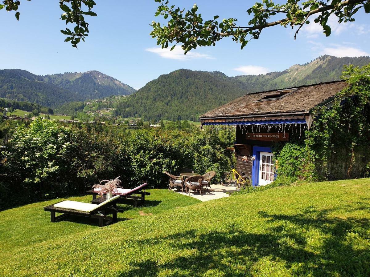 Micro-Lodge, Le Petit Nid D'Amour Montriond Esterno foto